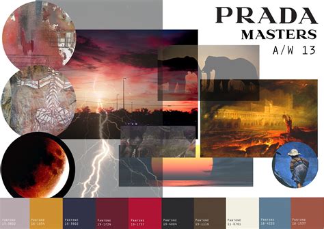 luxury party moodboard prada